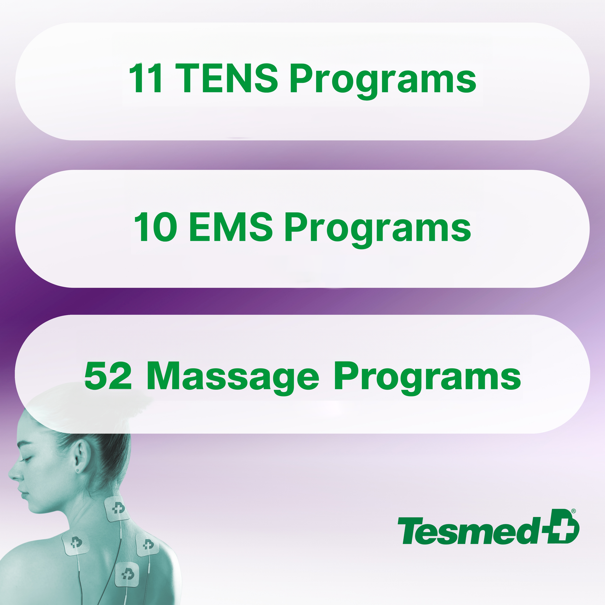 Muskelstimulator Tesmed Te-880R Tens, Ems, Massage