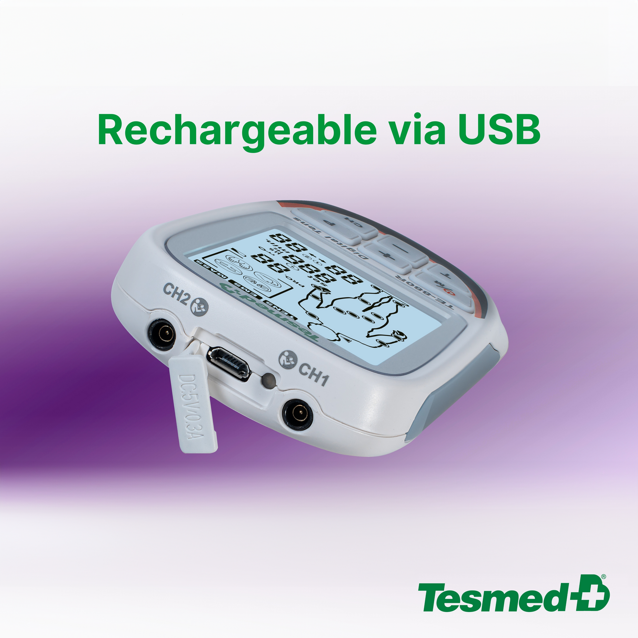 Muskelstimulator Tesmed Te-880R Tens, Ems, Massage