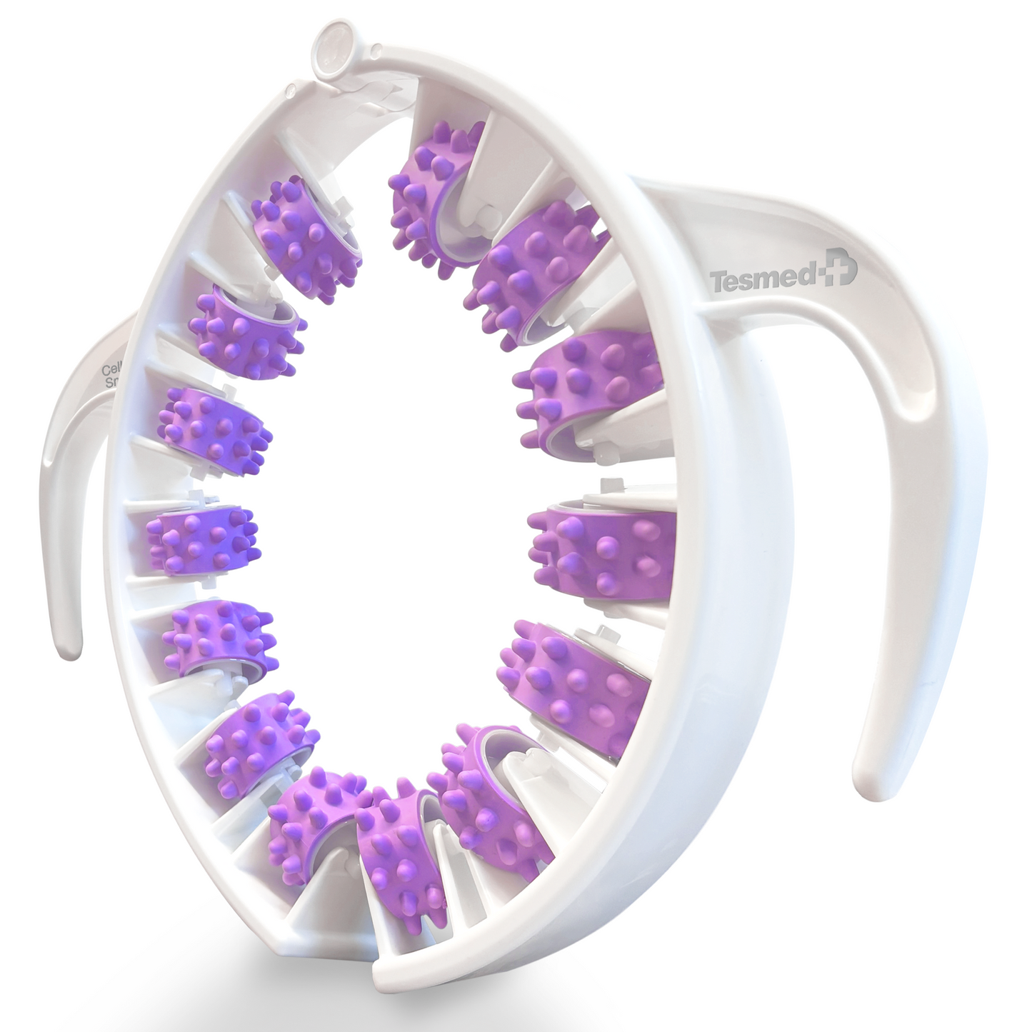 TESMED CELLULITE SMOOTH Massaggiatore anticellulite con Rulli Brevettati – Effetto Drenante e Snellente per Buccia d’Arancia e Gambe Pesanti – Made in Italy